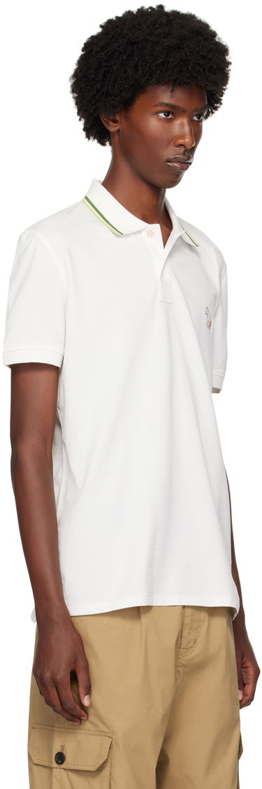 Polo majica Paul Smith PS Paul Smith Zebra Polo Bela | M2R-151LE-N21511-02A, 1