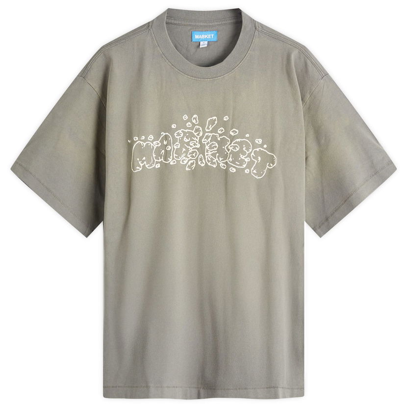 Majica MARKET Crash T-Shirt, Size Large Siva | 399002165-CEM