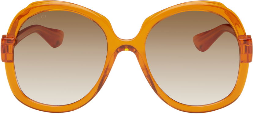 Sončna očala Gucci Oversized Sunglasses Oranžna | GG1432S-004