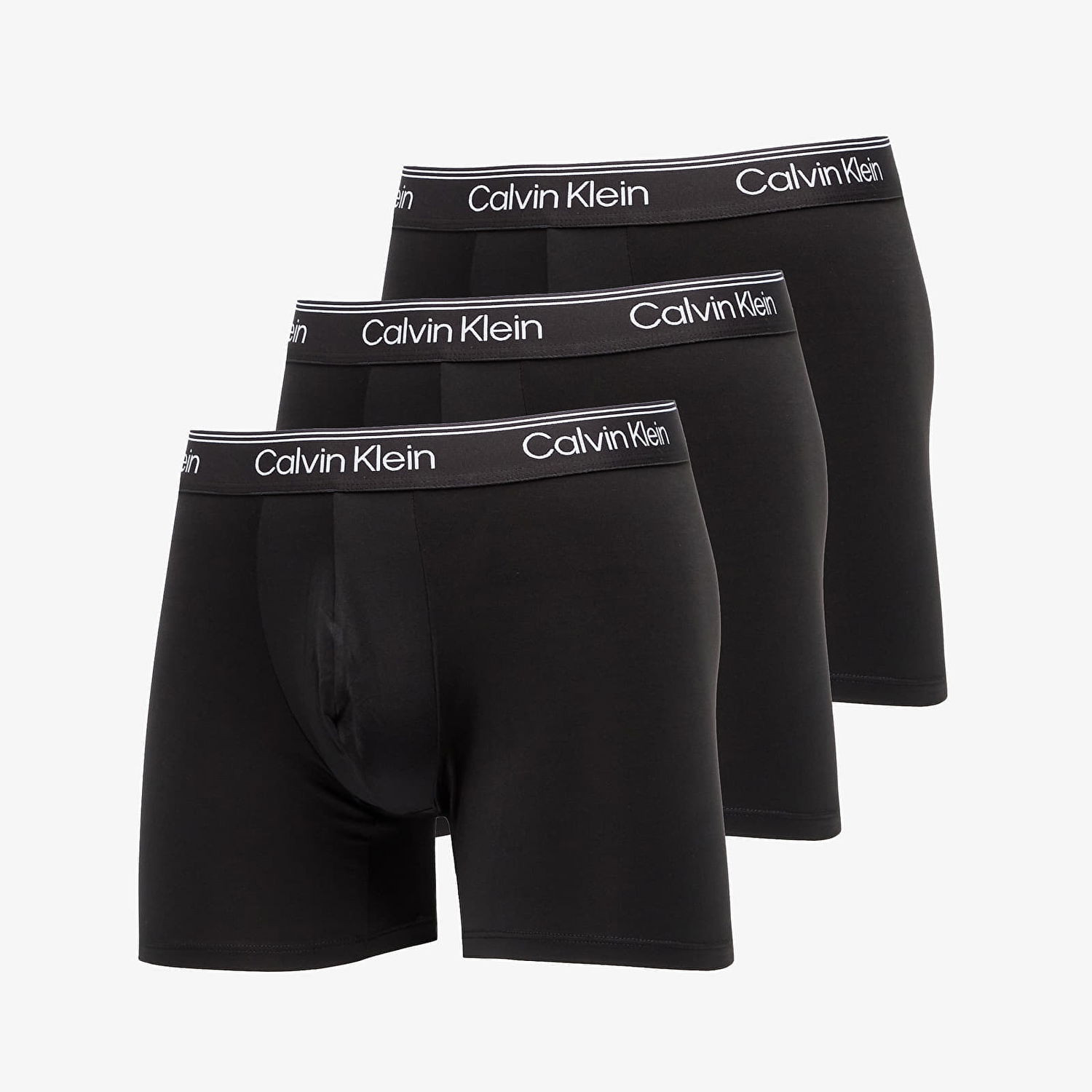 Boksarice CALVIN KLEIN Boxer Brief 3-Pack Black Črna | LV00NB4410 UB1, 0