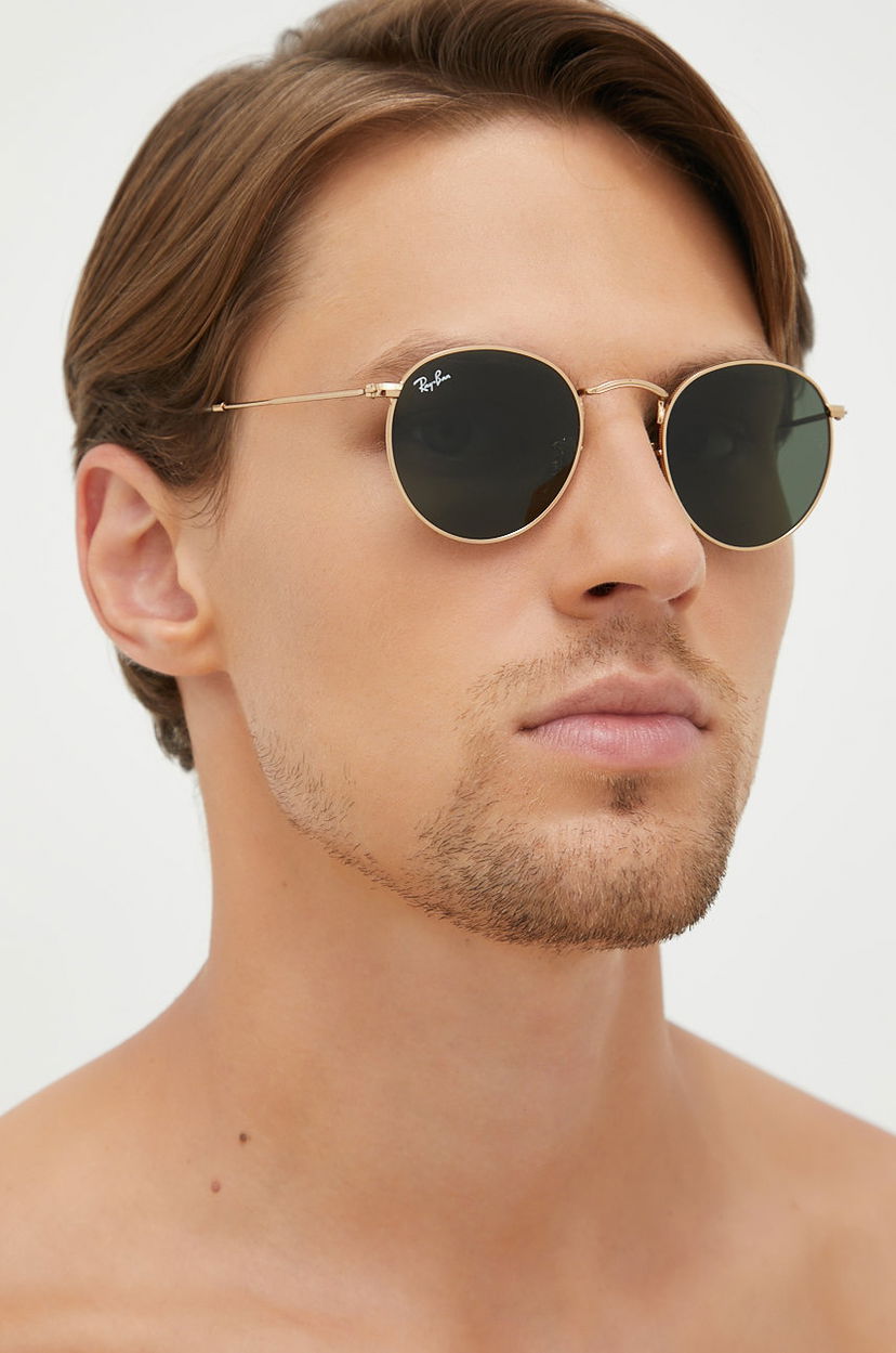 Sončna očala Ray-Ban Ray-Ban Round Metal Sunglasses Kovinski | 0RB3447.001.47