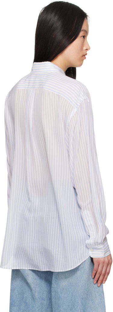 Srajce Alexander Wang Alexander Wang Oversize Silk Chiffon Shirt Bela | 1WC2251012, 2