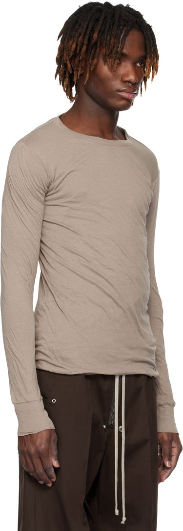 Majica Rick Owens Rick Owens Hollywood Double Long Sleeve T-Shirt Črna | RU01E5257 UC, 4