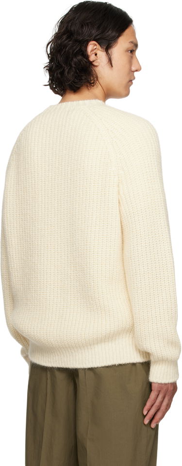 Pleteni pulover The Row The Row Adonis Knit Sweater Bela | 845-Y900, 2