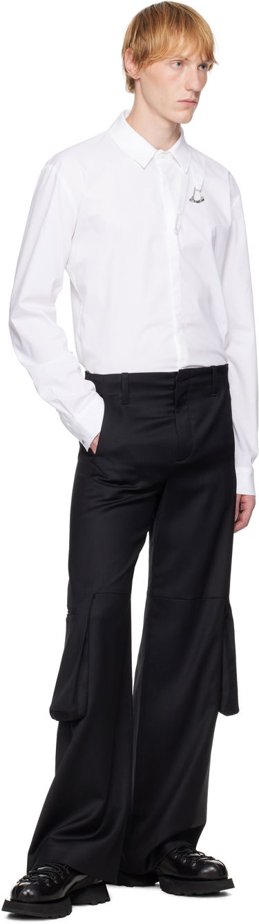 Cargo hlače HELIOT EMIL HELIOT EMIL Ferro Tailored Cargo Pants Črna | SS25_M_10_198_BLK01, 3