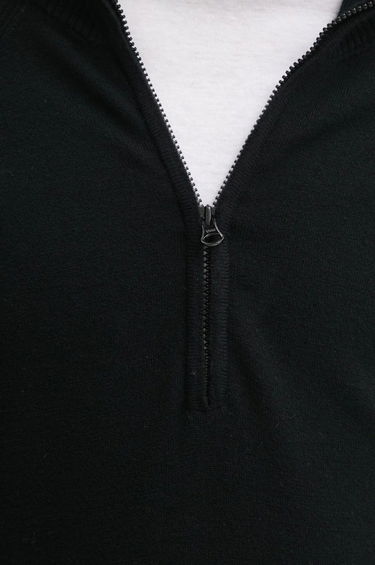 Pleteni pulover C.P. Company Lightweight Half-Zip Merino Wool Sweater Črna | 17CMKN193A005528A, 4