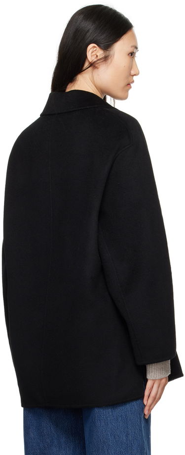 Plašči Loulou de Saison Loulou de Saison Gary Double-Breasted Coat Črna | GARY, 2