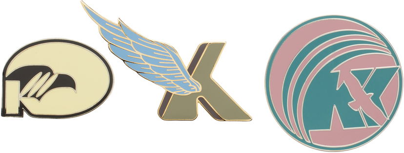 Zatiči KIKO KOSTADINOV Kiko Kostadinov Ali Brooch Set Večbarvna | KKWSS25ACC04-126
