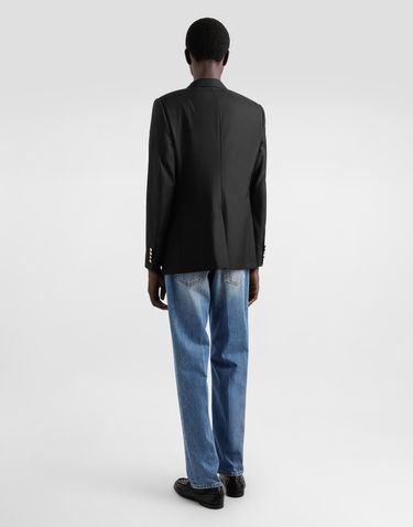 Jakna Dolce & Gabbana Single-breasted Embroidered Patch Jacket Črna | G2LK0ZFU3H1N0000, 2