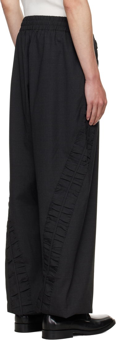 Hlače sage NATION SAGE NATION Fossil Trousers Črna | S054 FOSSIL TROUSER TROPICAL W, 2