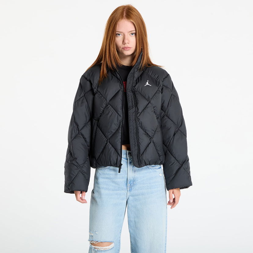 Puhovka Jordan Jordan Women's Quilted Puffer Jacket Črna | HV0417-010