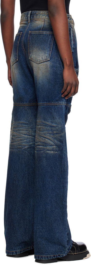Kavbojke We11done Wire Relaxed Fit Jeans Modra | WD-DP0-24-328-W-NV, 2