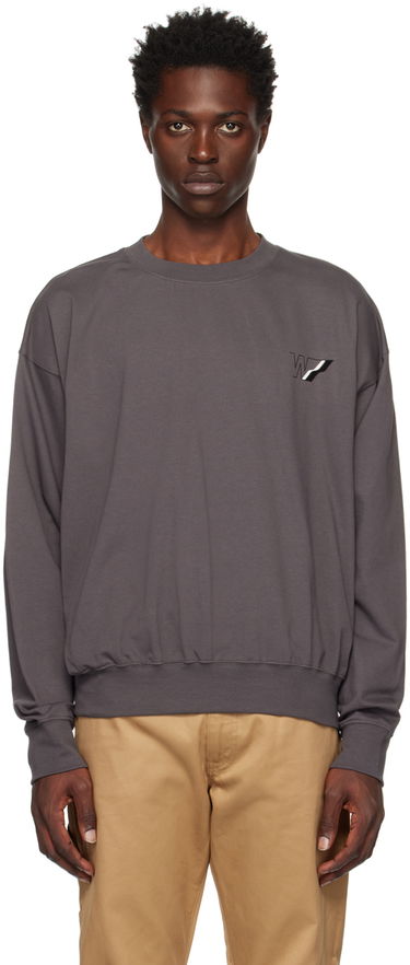 Pleteni pulover We11done We11done W Line Sweatshirt Siva | WD-TS3-22-818-U-CH, 0
