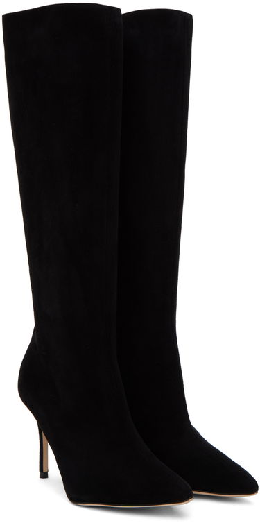 Oblačila Manolo Blahnik Manolo Blahnik Oculara Suede Tall Boots Črna | 322-2404-0003, 3