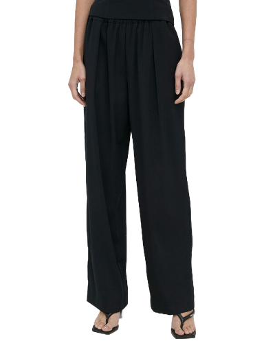 Hlače Samsoe Samsoe Julia Elasticated Trousers Črna | F23100048