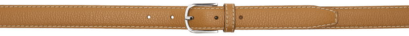 Pasovi TOTEME TOTEME Slim Trouser Leather Belt Rjava | 233-812-613