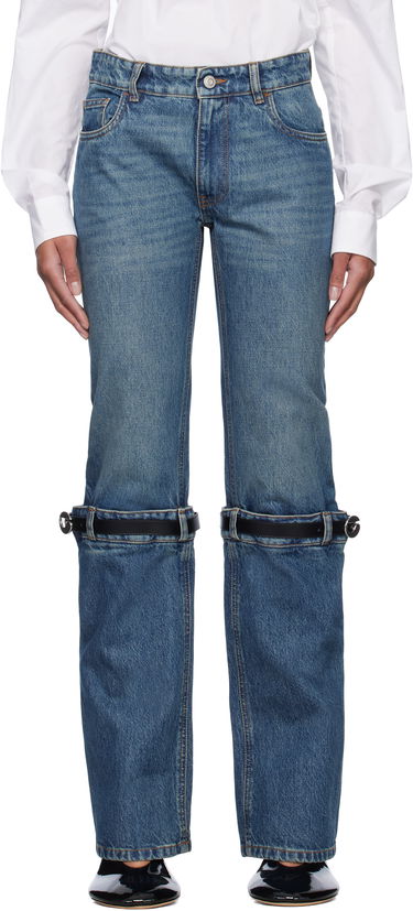 Kavbojke Coperni Coperni Hybrid Jeans with Straps Modra | COPP32F2014, 0