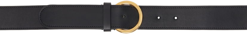Pasovi The Row Half Moon Leather Belt Črna | W1614-L60
