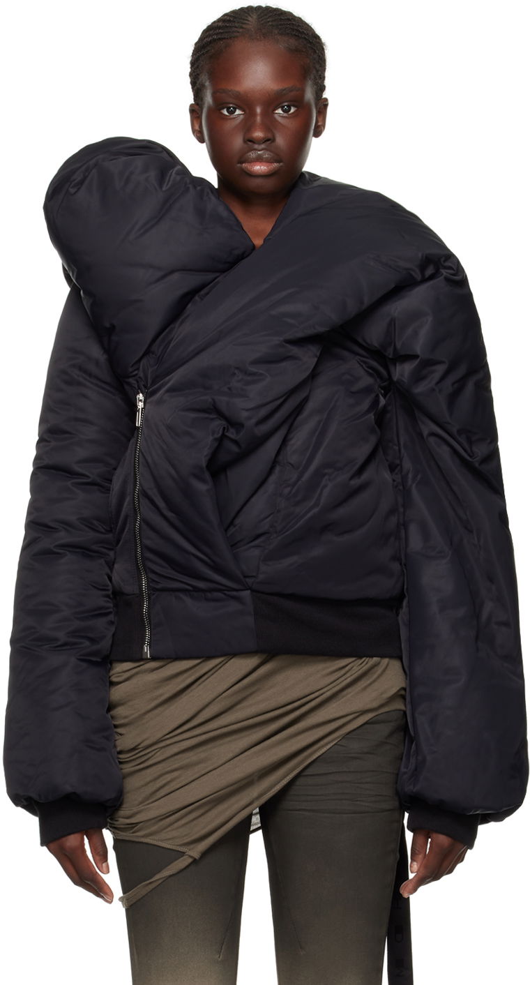 Bomber jakna Rick Owens DRKSHDW Doll Bomber Jacket Črna | DS02C5721 BR, 0