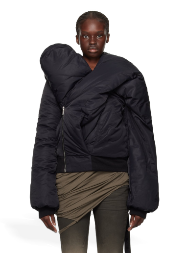 Bomber jakna Rick Owens DRKSHDW Doll Bomber Jacket Črna | DS02C5721 BR