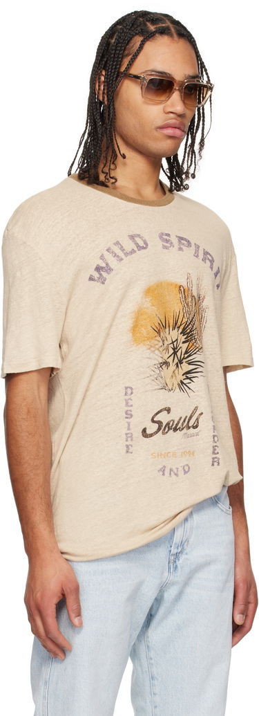 Majica ISABEL MARANT Isabel Marant Honore Graphic T-Shirt Bež | 25PTS0052HC-C1N09H, 1