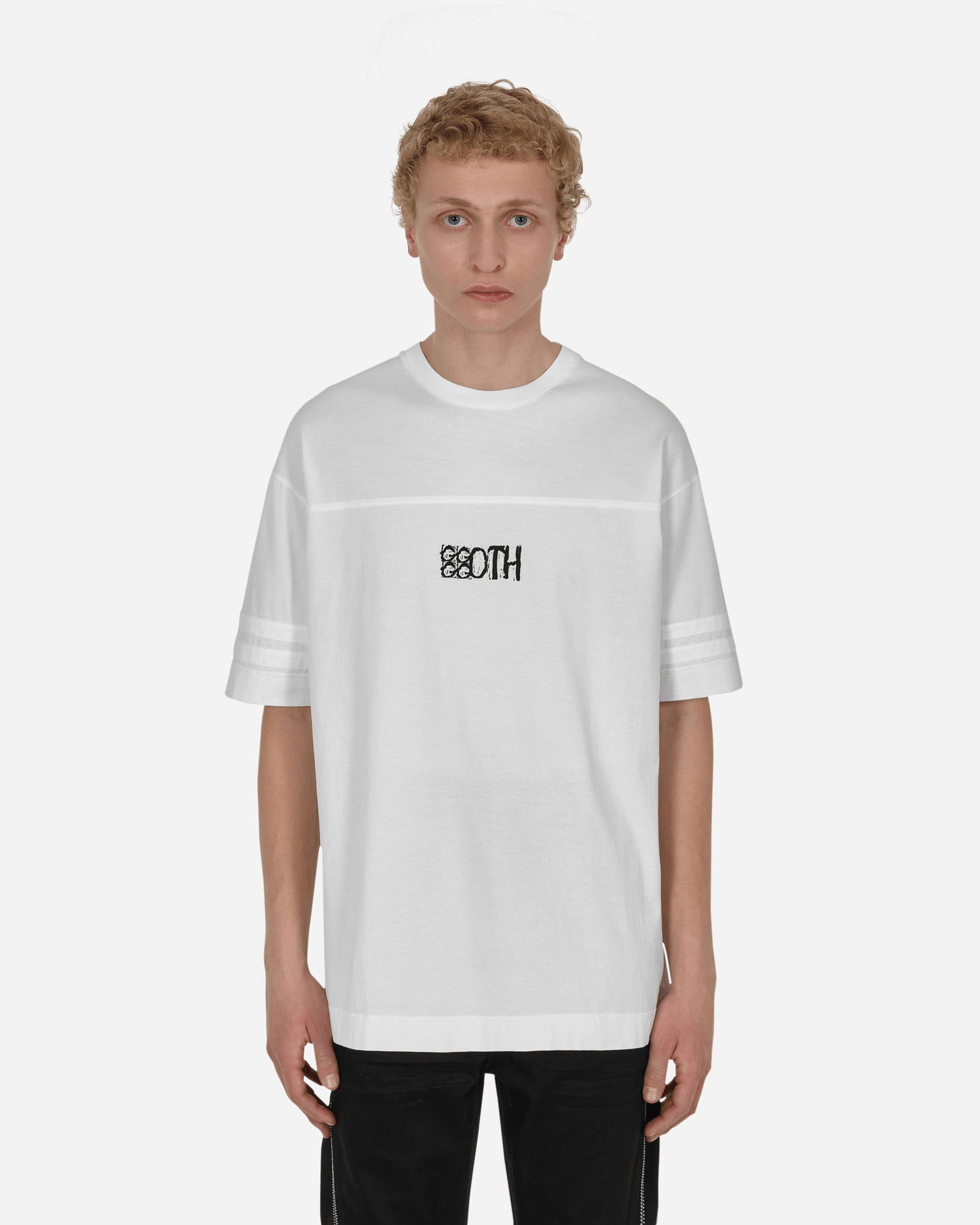 Majica Givenchy 4G Goth Print Tee Bela | BM71AG3Y6B-100, 1