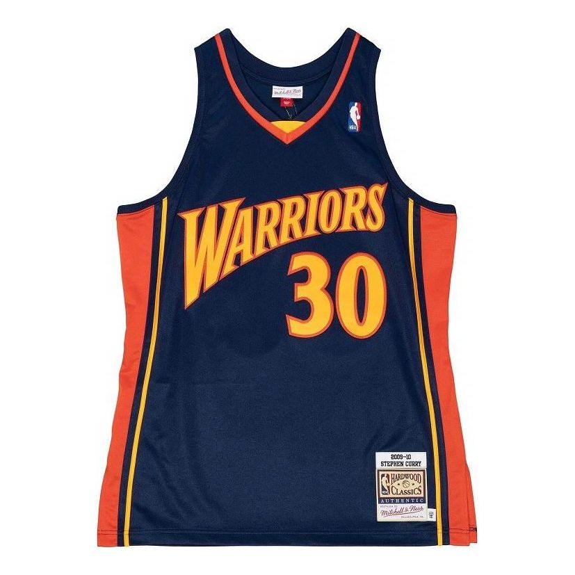Dres Mitchell & Ness Warriors Stephen Curry Hardwood Classics Jersey Modra | AJY4GS18084-GSWNAVY09SCU, 0