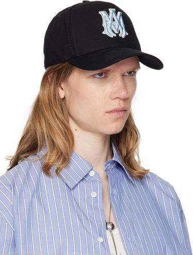 Kapa AMIRI AMIRI MA Outline Canvas Cap Črna | AMHACP1060, 1