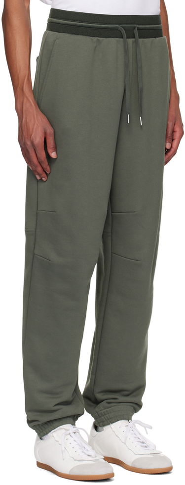 Trenirka Helmut Lang Curve Sweatpants Zelena | O07HM201, 1