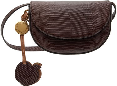 Torbice za okoli pasu Stella McCartney Scale-Embossed Frayme Shoulder Bag With Apple Charm Rjava | 7B0092WP0426, 0