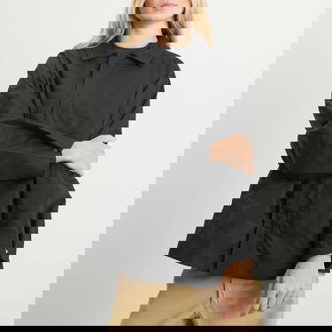 Jakna Baserange Baserange Even Waxed Cotton Jacket, Size Small Črna | OUEJ-WC-WI25, 5