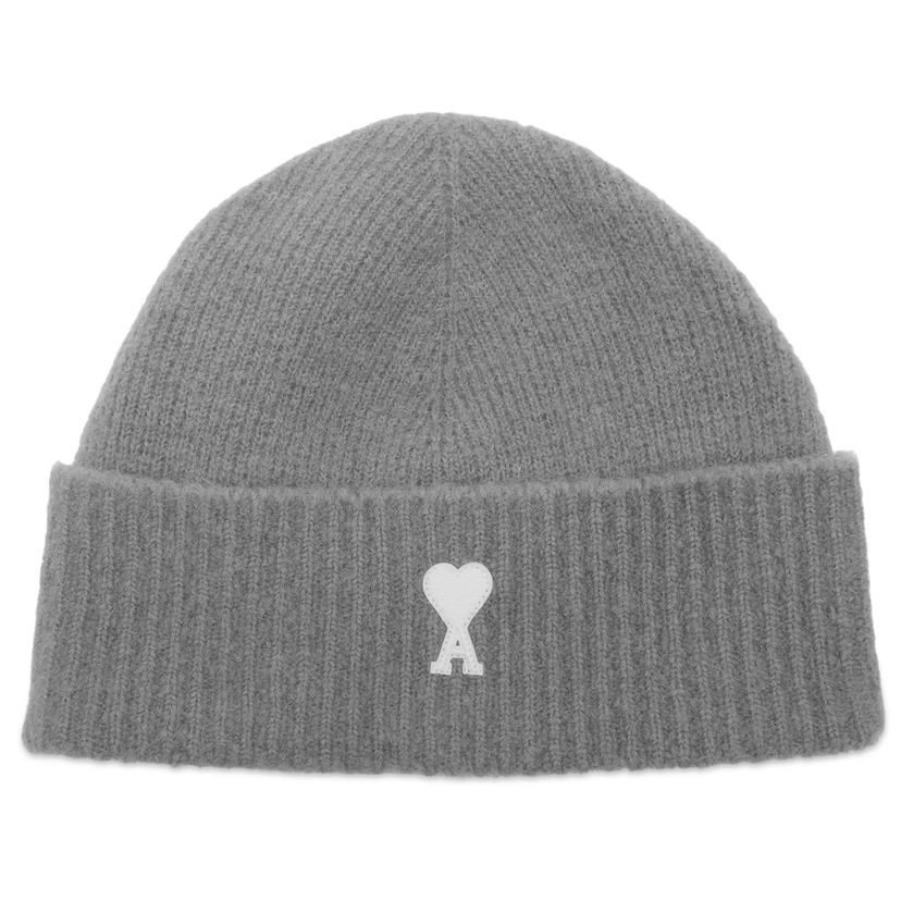Beanie AMI AMI Paris Alpaca Knit Beanie Siva | H25UBO005-KN0135-058H25
