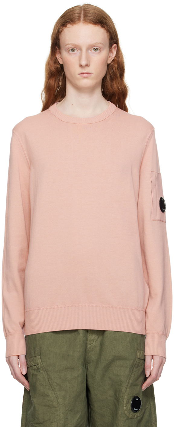 Pleteni pulover C.P. Company Crewneck Sweater Roza | 14CMKN109A-004128G, 0