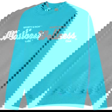Pleteni pulover Sporty & Rich Draft Crew Sweat Turkizna | CRAW2333DO, 0