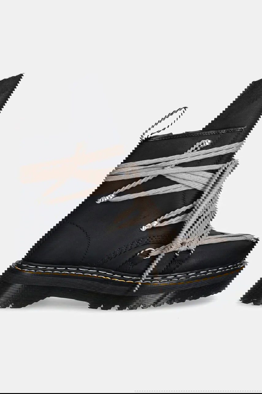 Superge in čevlji Rick Owens Rick Owens DRKSHDW x Dr. Martens 1460 Quad Sole Megalace® Boot Črna | DM02E6812.8001, 1