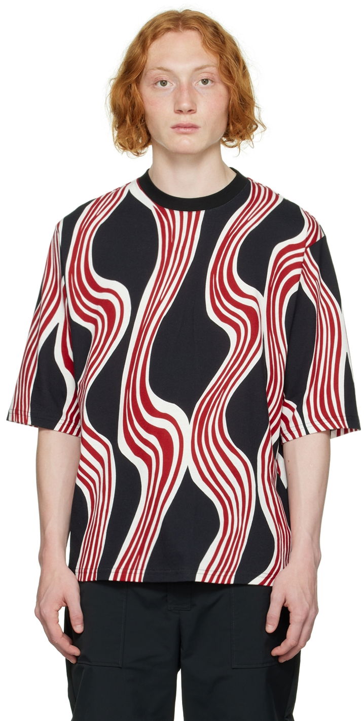 Majica Moncler Genius Black 1 JW Anderson T-Shirt Črna | H209E8C00003829JS