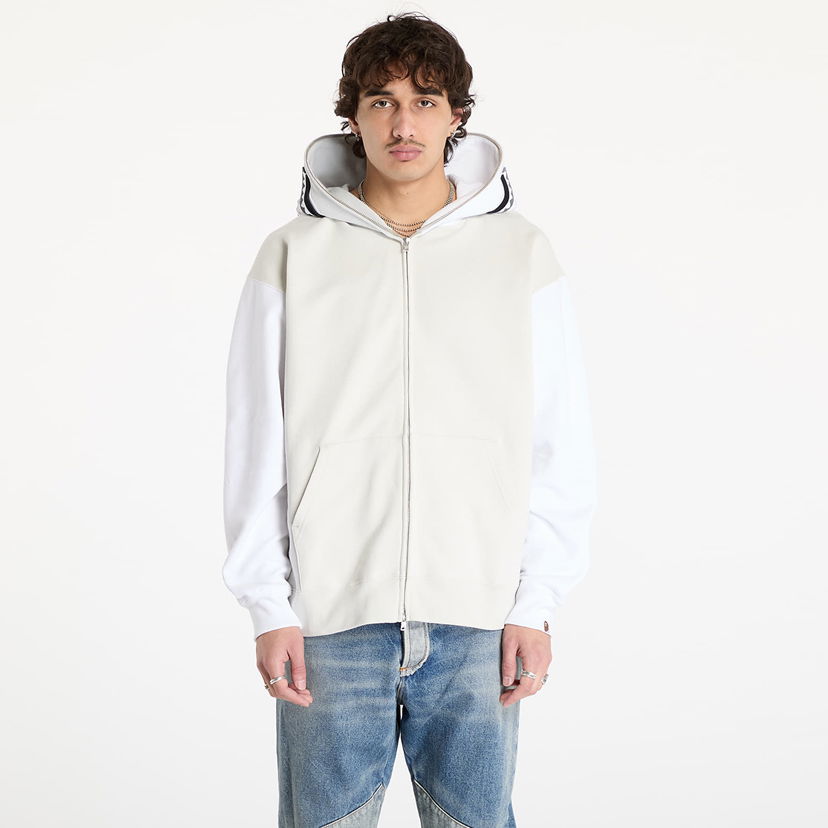 Pulover BAPE Shark Full Zip Hoodie Bela | 001ZPK701311M GRA