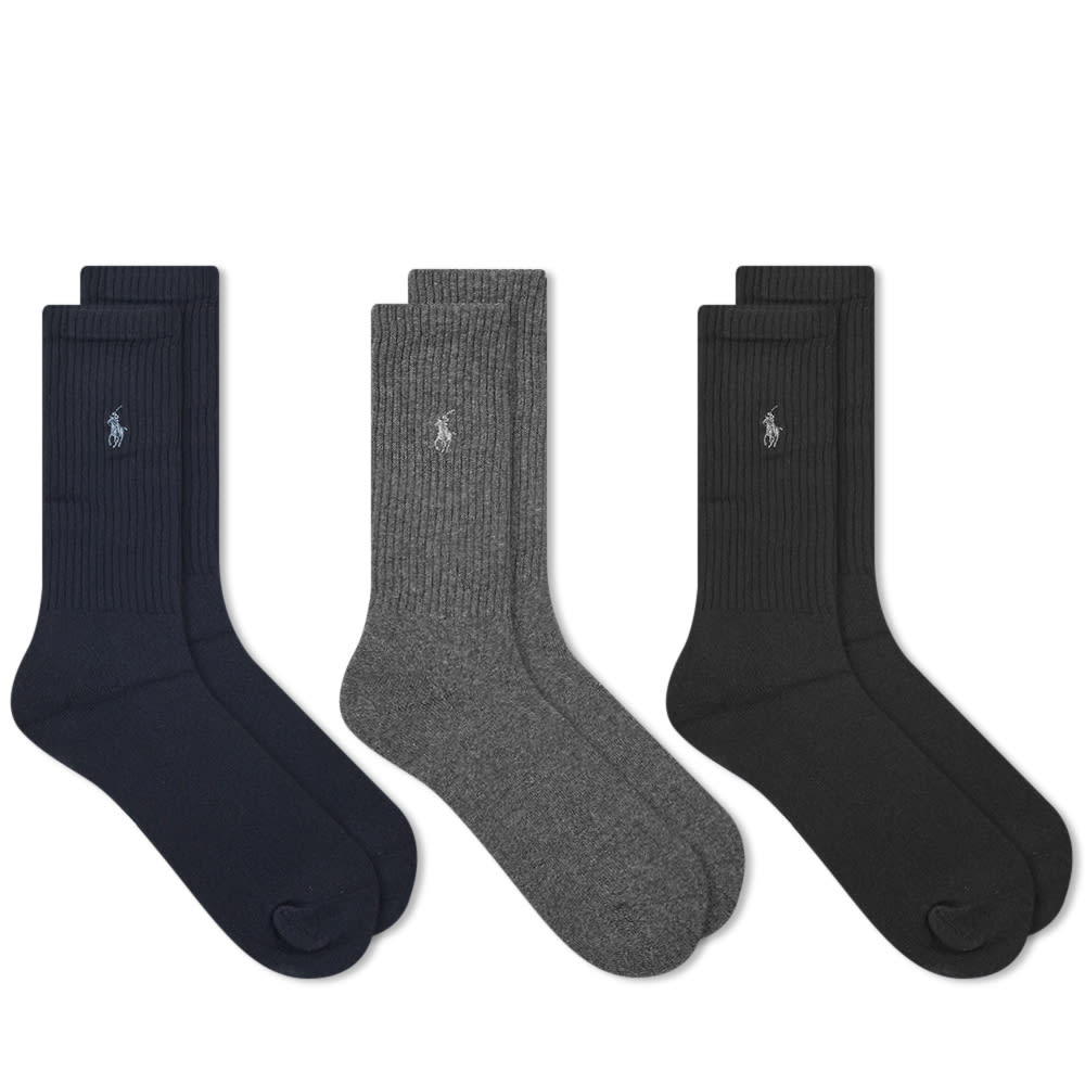 Nogavice Polo by Ralph Lauren Sports Sock - 3 Pack Večbarvna | 449655211001, 0