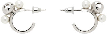 Uhani Simone Rocha Simone Rocha Mini Bell Charm Hoop Earrings Kovinski | ERG393 0904, 0
