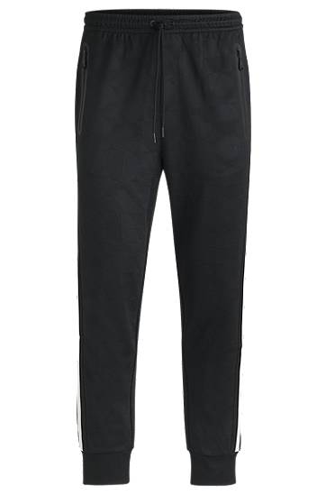Trenirka BOSS Relaxed Fit Tracksuit Bottoms Črna | 50537373