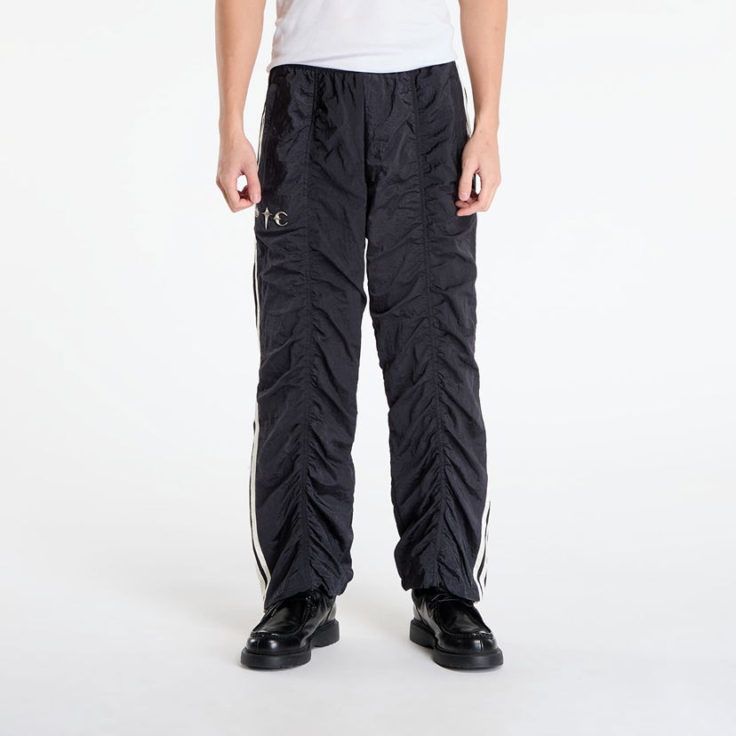 Hlače adidas Originals Thug Club Woven Ruched Side Stripe Tracksuit Bottoms Črna | KC2206