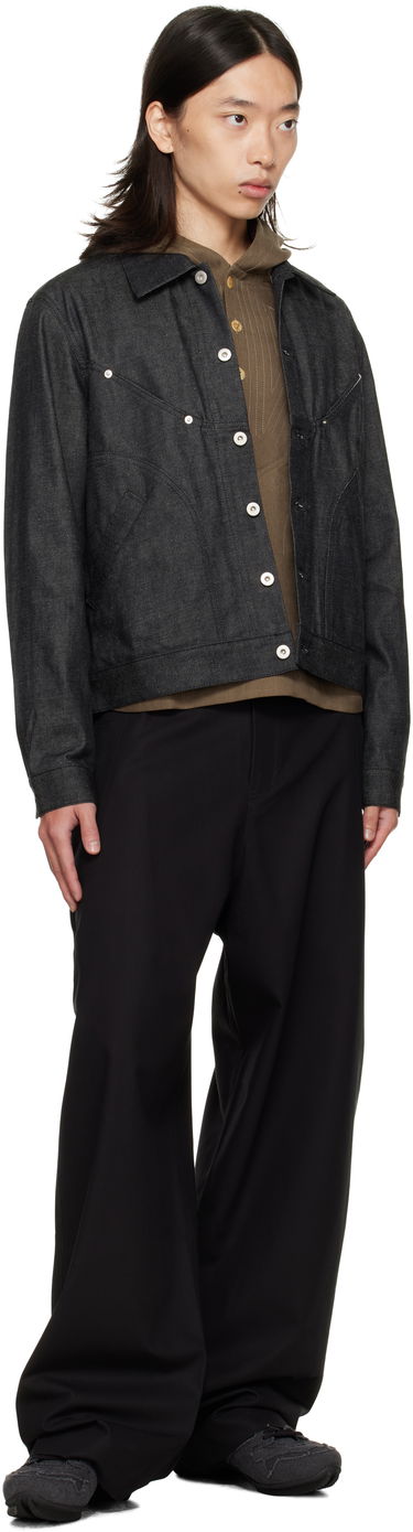Hlače sage NATION SAGE NATION Wide Tailored Trousers Črna | S128 WIDE TAILORED TROUSER COT, 3