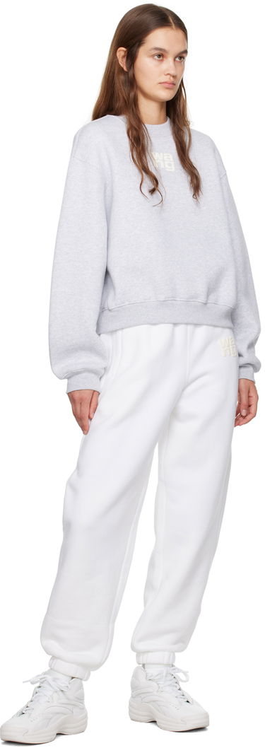 Pulover Alexander Wang Crewneck Sweatshirt Siva | 4CC3221360, 3