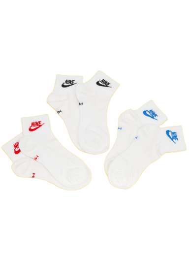 Spodnje perilo in nogavice Nike Everyday Essential Ankle Socks 3-Pack Večbarvna | SK0110-911