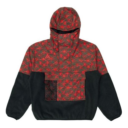Vetrovka Nike ACG Fleece Top with Hood Rdeča | CK3107-010