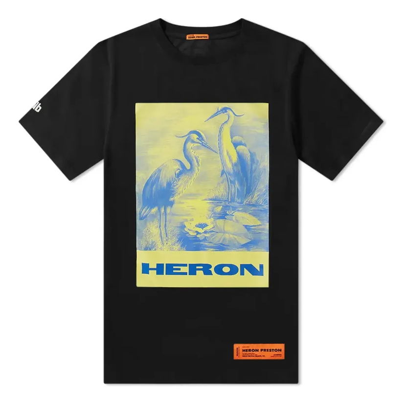 Majica HERON PRESTON Heron Preston Heron Painting Graphic T-Shirt Črna | HMAA004F197600080488