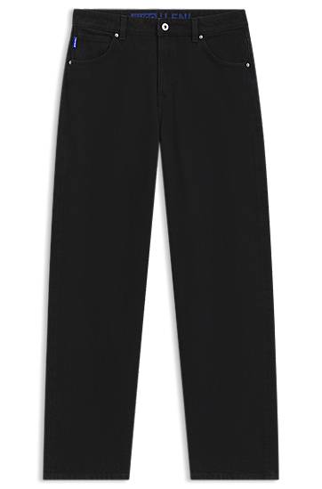 Kavbojke BOSS Relaxed-Fit Jeans Črna | 50548982, 0