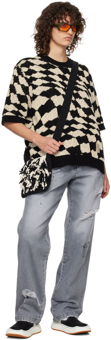 Torba za čez ramo ADER ERROR Fringed Crochet Shoulder Bag Večbarvna | BMADSSBA0302BK, 3