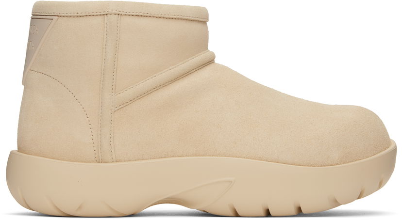 Superge in čevlji Bottega Veneta Bottega Veneta Snap Ankle Boots Bež | 810717 V1NY1