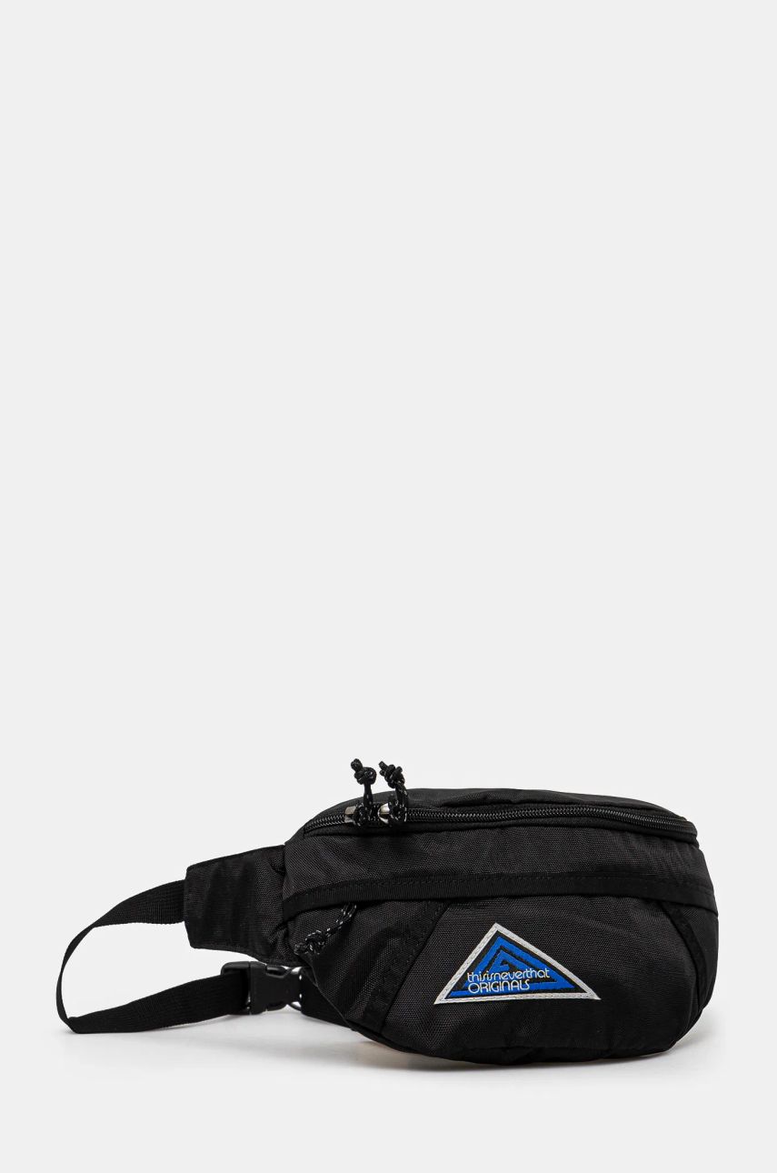 Torbice za okoli pasu thisisneverthat thisisneverthat Washed Nylon Waist Bag Črna | TN243WBASB01, 1